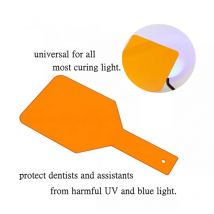 1Pc Dental Schatten Bord Augenschutz Hand Schild Platte Zahnmedizin Labor Licht Aushärtung Lampe Filter Zahnarzt Klinik Werkzeug schild