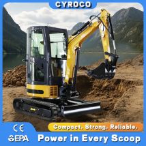 Mini escavatore 1 tonnellata 2 tonnellate Motore Kubota Escavatore EURO 5 personalizzato Escavatore cingolato con motore diesel Consegna veloce