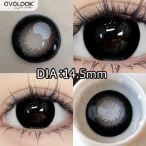 OVOLOOK-2pcs Big Black Contact Lenses for Eyes Fast Shipping Beauty Pupils Pearl Series Color Eye Lens Comestic Blue Green Lens