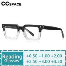 R57439 tr90 Rechteck Business Brille Rahmen Feder scharnier Niet optische Presbyopie Brillen anpassbare Dioptrien