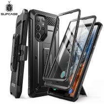 SUPCASE für Samsung Galaxy S23 Ultra Hülle 2023 UB Pro Ganzkörper-Doppelschicht-Robust-Hülle mit Gürtelclip und integriertem Displayschutz
