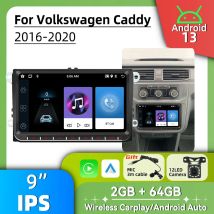 Per VW Volkswagen Caddy 2016-2020 9 "Schermo Wireless Carplay Autoradio Android Auto Multimedia 2 Din Radio GPS Stereo di Navigazione