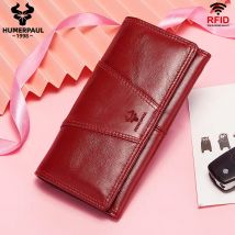 HUMERPAUL Mode 100% Echtes Leder Frauen Geldbörsen Lange Kupplungen Brieftasche Für Multifunktionale Beliebt ﻿ Lässige Geldtasche