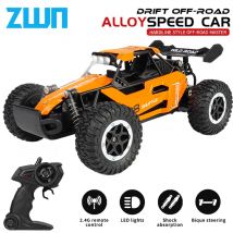 ZWN 1:16/1:20 2.4G Modello RC Auto Con Luce A LED 2WD Fuoristrada Telecomando Arrampicata Veicolo All'aperto Auto Giocattolo Regali per I Bambini