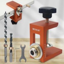 Rebounder Dübel Jig Kit Holz Tasche Loch Jig Schrank Tür Vertikale Bohrer Guide Locator Möbel Anschluss Loch Puncher Werkzeug