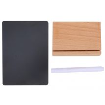 1Set Hand-Painted Small Blackboard Decorative Desktop Chalkboard Multi-Functional Stable Standing Chalk Board Sign for Home