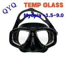 QYQ Maschera per lo snorkeling Tuta per lenti per miopia ottica Attrezzatura subacquea universale per adulti