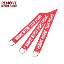 Remove Before Flight Streamer Schlüsselanhänger Chaveiro Roter Schlüsselanhänger Remove Before Start Engine Motorrad Streamer Schlüsselanhänger Schmuck