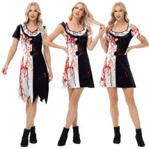 [You're My Secret] Movie Terrifier Art Clown Joker Disguise Costume Halloween Carnival Party Fancy Dress Up for Women Dresses