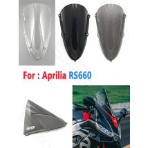 For Aprilia RS660 RS 660 2020 2021 2022 2023 2024 Motorcycle Accessories Windshield Windscreen Wind Deflectors Gray