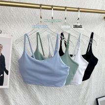 Einfarbige Frauen Fitness BH Strumpfhose Yoga Weste hochfeste stoß feste Sport Sport Top sexy atmungsaktive Unterwäsche für Frauen Fitness studio