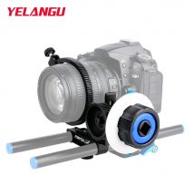 YELANGU przenośny Mini Follow Focus szybkie ustawianie ostrości bezprzewodowe sterowanie obiektywem do lustrzanki cyfrowej gimbala BMPCC 4K akcesoria
