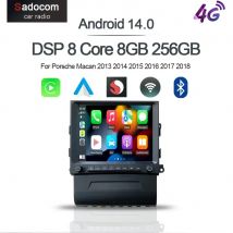 Carplay DSP Auto DVD Player Android 12,0 8 Core 8GB + 128G Radio GPS Wifi multimedia für Porsche Macan 2013 2014 2015 2016 2017 2018