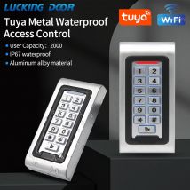 Outdoor IP68 Wasserdichte WiFi Tuya App Zugangskontrolle Ganzmetalltastatur S601-Wifi Smart Türschloss RFID Access Controller Opener
