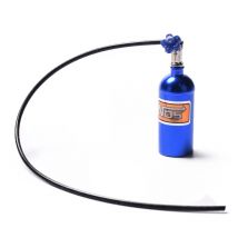Simulierte NOS-Stickstoffflasche aus Metall für 1/10 RC Crawler Car Defender Bronco RC4WD D90 D110 TRX4 Axial Scx10 90046, Blau