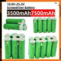 18650MJ1 Li-Ionen-Akku 2s1p 1s3p 3s2p 4s2p 5s2p 18650 Netzteil 3500 MAh 18 V Schraubendreher 18650 wiederaufladbarer Akku