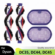 Parte di ricambio del filtro della spazzola a rullo per DYSON DC35, DC44, DC45 920929 -01 917066 -02 Filtri HEPA per polvere per aspirapolvere