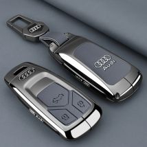 Obudowa na kluczyk samochodowy ze stopu cynku, modny futerał na pilot do Audi Q3 A4 A5 Q5 Q7 SQ7 8W S4 S5 TT TTS 8S RS TFSI, akcesoria do kluczy