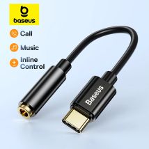 Baseus Tipo C a 3,5 mm Adattatore Aux Auricolare Cavo USB C Adattatore per cuffie Cavo audio jack da 3,5 per Huawei P20 Xiaomi Mi 10