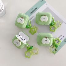 With Star Pendant For Airpods Pro 2nd Cute Earphone Case For Apple 1/2/3/4 Soft Silicone Protective Earphone Case for Women Girl