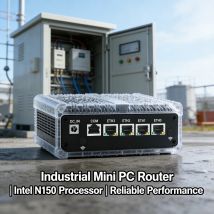Intel N150 Firewall-Router 4 * i226-V 2,5G Celeron J6412 6305 J5005 Lüfterloser Mini-PC mit besserer Kühlereffizienz AES-NI Wake-on-LAN