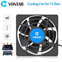 VONTAR C1 Lüfter für Android TV Box Set Top Box Wireless Silent Quiet Cooler DC 5V USB Power Radiator Mini Fan 80x80x25mm