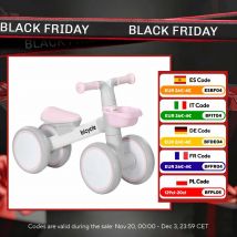 Aiyaplay Balance Bike per Bambini 12-36 Mesi 56X27X39 cm Rosa
