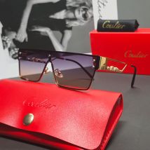 COULIER Vintage Colorful Woman Sunglasses Mirror Anti-Glare Gradient Unisex Eyewear Rectangle Luxury Leopard Sun Glasses