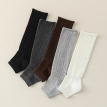 Trendy Frauen Beinlinge Koreanischen Stil Neue Einfarbig Kniehohe frauen Socken Adrette Aushöhlen Mode Lange Socken Einfache