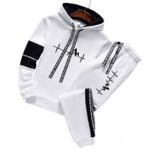 2024 Tuta da uomo Casual Classica Felpa con cappuccio Abbigliamento da jogging Semplicità di alta qualità Stampa versatile Top Pantaloni Suit