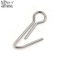 Mnft 100pcs 304 Edelstahl Soft Bait Haken Nadel Angeln Platine Gewichts schlaufen Kopf Blei Zubehör Zentr ier stifte