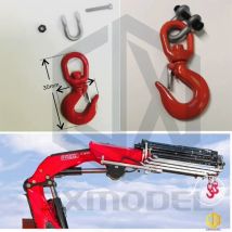 JXmodel F1650 Tamiya 1/14 LKW-Kranhaken – modifiziertes und verbessertes Metallsimulationsschloss