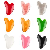 1Pc Resin Gousha Stone Face Roller Gouache Scraper - Facial Gua Sha Tool for Massaging And Skin Care