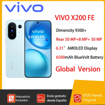 Premiere Global Version ViVO X200FE 5G Smartphone Dimensity 9300+ FuntouchOS 15 ZEISS Image Pro Packed 6500mAh 90W 6.31' AMOLED