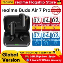 realme Buds Air 7 Pro AI Bluetooth Earphone 53dB 48 Hours Battery Life Hi-Res LHDC 5.0 For realme 16 Pro plus realme GT 8 Pro