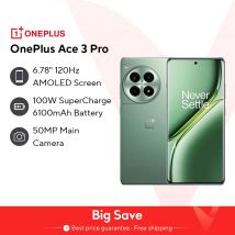 OnePlus ACE 3 Pro desbloqueado ROM Global Snapdragon 8 Gen 3 6,78 ”120Hz pantalla Sony50MP Cámara principal 6100mAh batería 100W SUPERVOOC