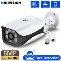 Infrarot-Nachtsicht 24/7 CCTV-Kamera 5MP AHD Gesichtserkennung im Freien wasserdicht IP66 mit Personenerkennung Sicherheitsüberwachung