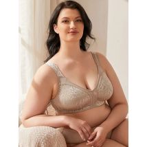 Wingslove Wireless Minimizer Bra for Women, Full Coverage Plus Size Non-Padded, Wide Strap Comfortable Support, Full Figure Ever