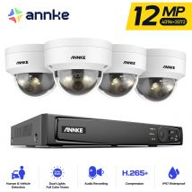 ANNKE 12MP Smart Dual Light Kit telecamera di sicurezza Cam 8CH NVR 4PCS POE Camera Outdoor CCTV Video sorveglianza Telecamera di protezione