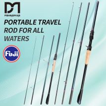 Fishingfans MH ML M Korkgriff FUJI O GUIDE Spinning Casting Angeln Carbon Köder Reise Tragbare Angelrute