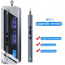 28 in 1 Elektro schrauber Schrauben dreher Präzisions sätze Elektro werkzeug wiederauf ladbare magnetische Mini-Kleinserien für die Reparatur von Xiaomi-Mobiltelefonen