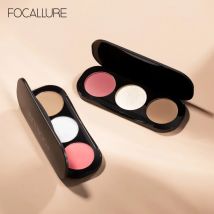 Focallure Großhandel Rouge- und Textmarker-Palette, 3-Farben, luxuriöses