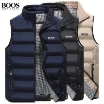 Gilet caldo di alta qualità con marchio ricamato da uomo, marchio di moda di lusso autunnale e invernale, giacca antivento da esterno senza maniche