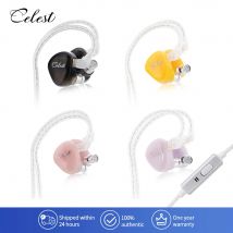Celest Rue In Ear Monitor Earphones Dynamic Wired Gaming Headphones HIFI Music IEMs Headset Sports Earbuds For Gifts