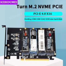 M.2 NVME zu PCIe 4.0 3.0 Adapter M.2 SSD Gen4 PCIe 4.0 PC Motherboard X1 X4 X8 X16 Erweiterungskarte für 2230 2242 2260 2280 SSD