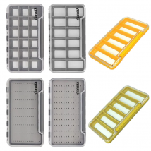 Aventik Waterproof Fly Fishing Box Fishing Storage Case 6-18 Multi Magnetic Compartments Hook Lure Fishing Tackle Boxes L Size