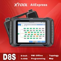 XTOOL D8S All Systems Diagnostic Tools D8 S Bidirectional Control Scanner Topology Map ECU Coding 42+ Resets Auto OBD2 Scanner