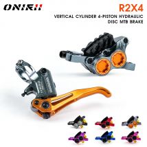 2025 ONIRII IIIPRO R2X4 MTB Freno a disco idraulico 4 pistoni Cavo interno Pinza MTB a sgancio rapido per MTB, Arrampicata, AM,XC NUOVO