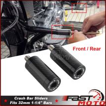 Motorschutz Satteltasche Highway Crash Bar End Tube Sliders für Harley Touring Street Road Glide FLTR FLTRX FLTRXSE FLTRU FLTRK