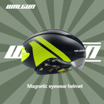 WALGUN Fahrradhelm Aero Road Racing Radfahren Sport Triathlon TT Ultraleichte Sicherheit Fahrradhelme Brille Fahrradzubehör